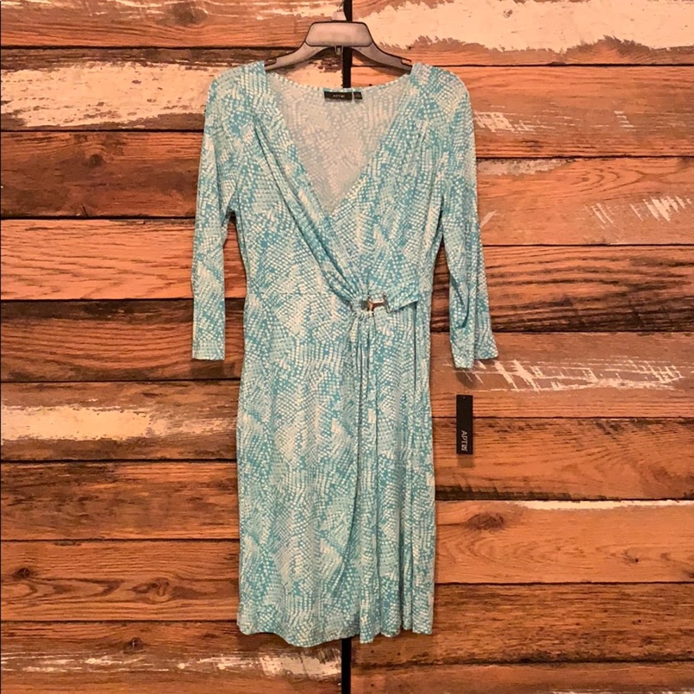 NWT Apt.9 3/4 sleeve printed dress